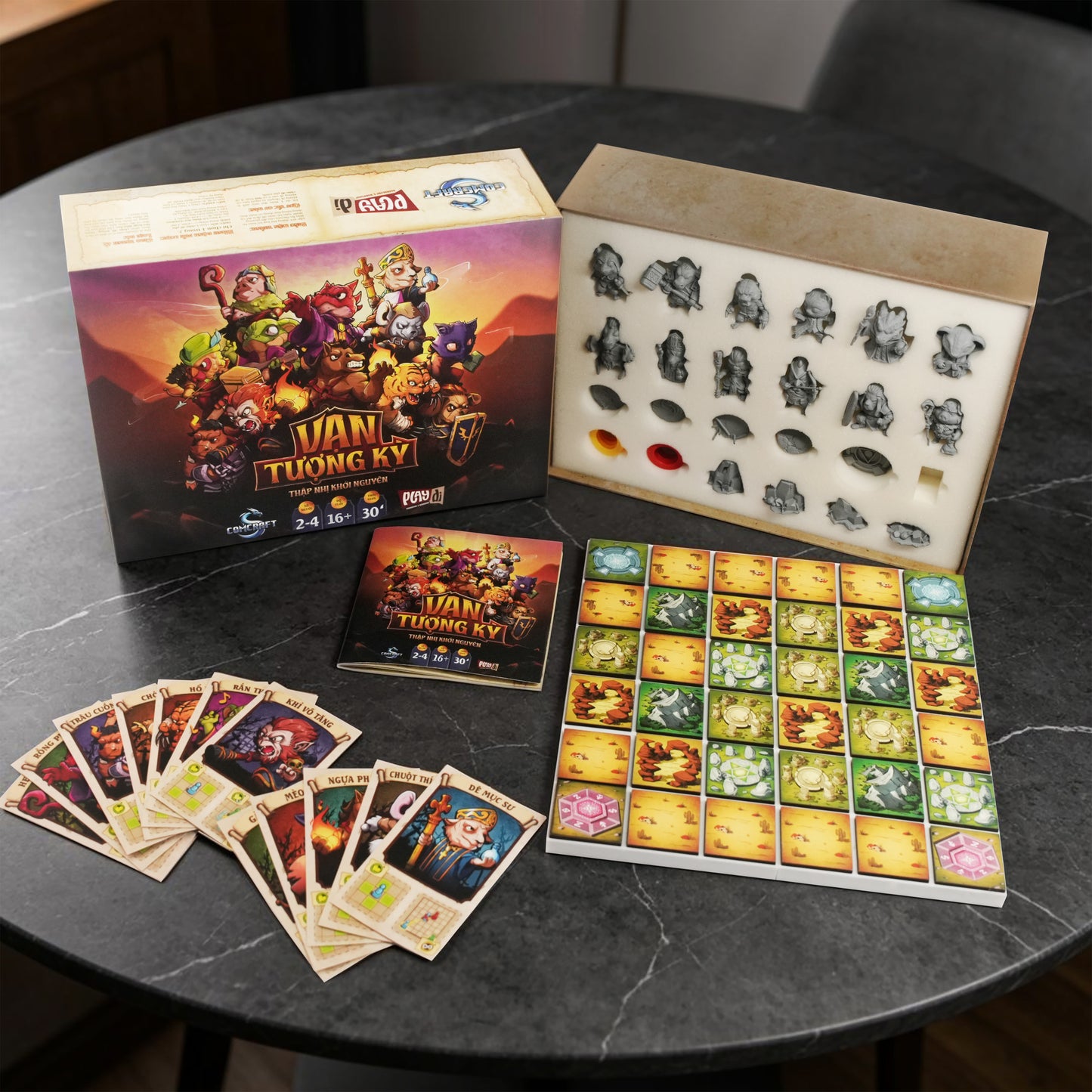 Set Full Board Game - Vạn Tượng Kỳ: Thập Nhị Khởi Nguyên