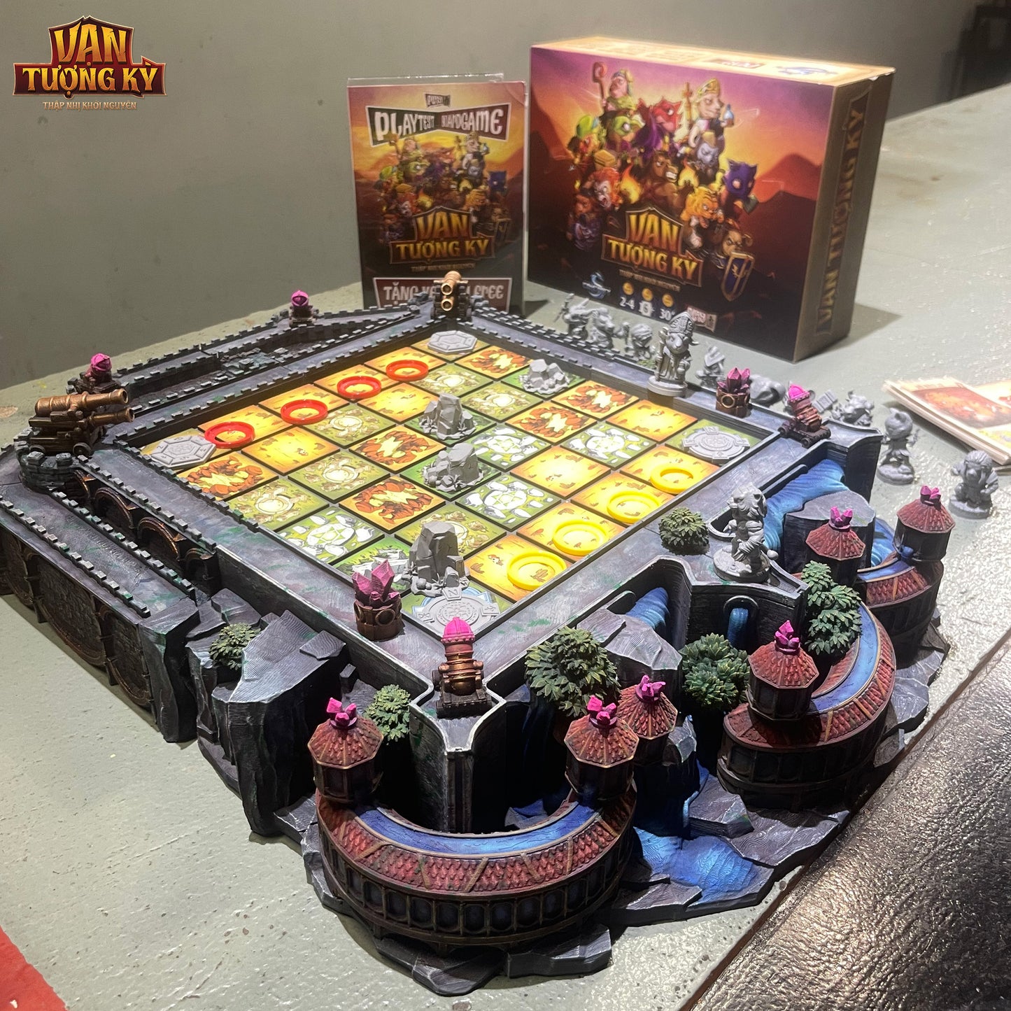 Set Full Board Game - Vạn Tượng Kỳ: Thập Nhị Khởi Nguyên
